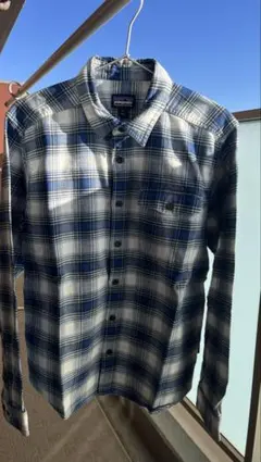 パタゴニア　ロングスリーブ・フィヨルド・フランネルシャツ　20年製　オンブレ