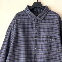 90s OLDティンバーランド ネルシャツ　古着　ボタンダウン　チェック　秋冬