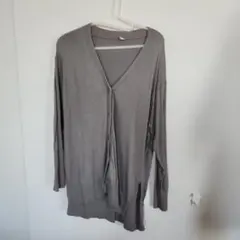 UNIQLO グレー カーディガン 長袖