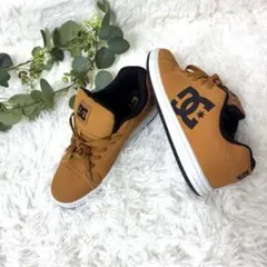 新品未使用❗️美品【ディーシーシューズ】ガベラー メンズスニーカー マスタード