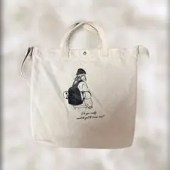 WEGO イラスト付きショルダーバッグ