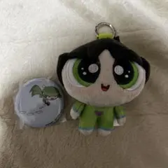 パワーパフガールズ ぬいぐるみ マスコット バターカップ 缶バッジ