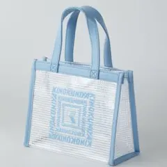 【新品】紀ノ国屋　ミニクリアバッグ　ブルーのサムネイル