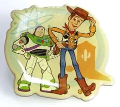 非売品　トイ・ストーリー４ピンバッジ（ウッディ＆バズ・ライトイヤー）