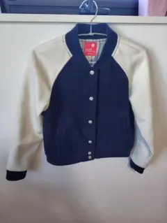 earth music&ecology ジャンパー Sサイズ ネイビーアイボリー