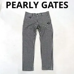 新品【パーリーゲイツ】EXストレッチ ロゴ総柄 ロングパンツ 黒 6(XL) PEARLY GATES - 新品【パーリーゲイツ】EXストレッチ ロゴ総柄