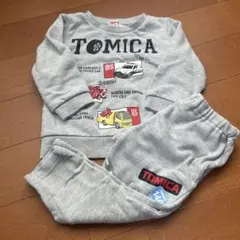 【匿名配送】トミカ　セットアップ　スウェット　グレー　90cm