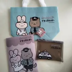ホワイトタイガーとブラックタイガー キャラクターグッズセット