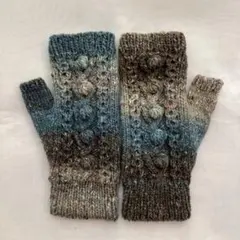 【手編みハンドウォーマー】野呂英作・あづみCol.16