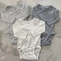 H&M オーガニックコットンロンパース3枚セット　未使用品