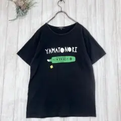 ☆Doublefocus (L) プリント半袖 Tシャツ ユニーク ブラック 綿