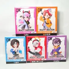 GIGO限定　CRAZY RACCOON フィギュア　クレイジーラクーン　５体