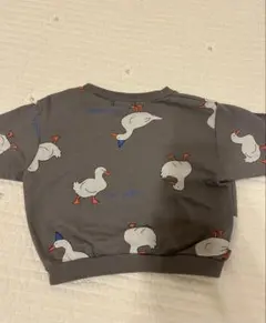 【新品同様】Aosta アヒルプリント トレーナー S