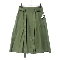 GAP ギャップ (00) フレアスカート ウエストゴム グリーン XS相当のサムネイル