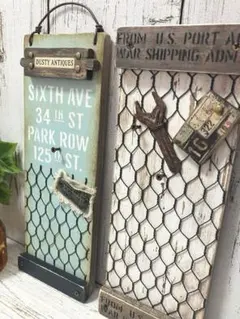 シーサン様リクエスト品♪ウッドボード2点【266】