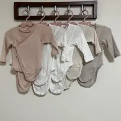 H&M オーガニックコットン ベビー肌着5枚セット