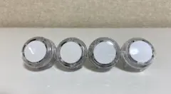 クラウン サムドクサ アケコン ボタン クリア ネジ式 φ30 4個セット