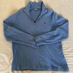 Polo by Ralph Lauren ブルー ジップアップ トレーナー M