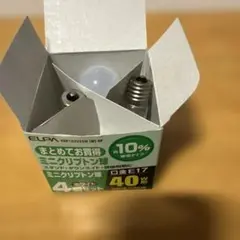 ELPA ミニクリプトン球 E17 36W 3個セット