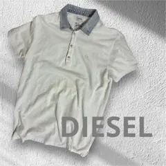 DIESEL ポロシャツ ホワイト デニム襟のサムネイル