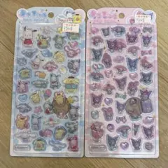 【正規品】うるちゅるポップシール サンリオキャラクターズ 2枚組 セット