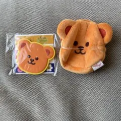 wigglewiggle ウィグルウィグル ミニポーチ Bear&ミラー