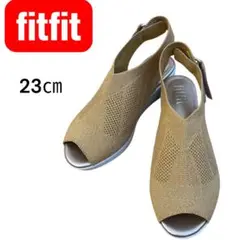 fitfit フィットフィット メッシュ オープントゥ サンダル 23cm