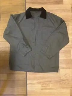 GU カバーオール　ジャケット　ダークグリーン　311-347869