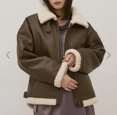 【専用】フェイクレザー ジャケット　フェイクムートンジャケット　ボア