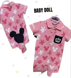 美品⭐︎BABYDOLL ミッキーマウス ロンパース 70cm ベビードール