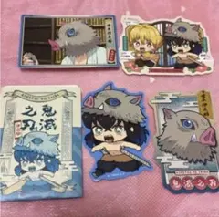 ❤️鬼滅の刃❤️ダイカットステッカー2❤️シール ❤️嘴平伊之助❤️我妻善逸❤️