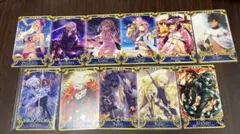 fgoac FGOアーケード 星5サーヴァント　最終再臨　まとめ売り 11枚