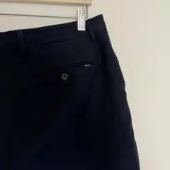 【レア★現行QRタグ32★麻リネン】ポロラルローレンハーフパンツ★上品なネイビー