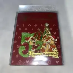 東京ディズニーシー チップとデール クリスマスピンバッジ 5周年