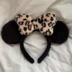 東京ディズニーリゾート レオパード柄 ミニーマウス カチューシャ ヒョウ柄のサムネイル