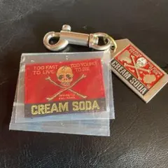 CREAM SODA キーホルダー・金タグ