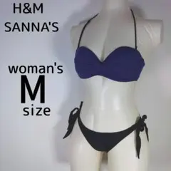 レディース　Mサイズ　水着　バンドゥビキニ　ハーフバック　セパレート　ワンピース