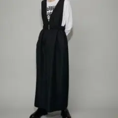 ADAM ET ROPE' Vネックコクーンワンピース