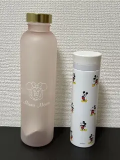 ミニーマウス・ミッキーマウス 水筒セット