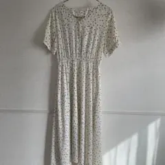 花柄 ロングワンピース　韓国服