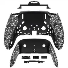 DualSense Edgeバックシェル＆バッグカップセットテクスチャー加工黒白