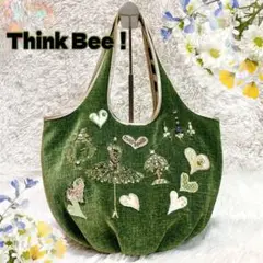 未使用級✨️ 【廃盤品】 シンクビー ダンシングプリンセス グリーン 刺繍 布