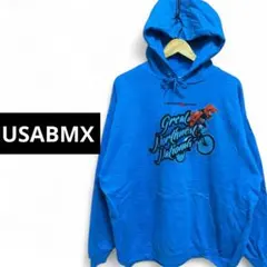 PORT&COMPANY USABMX モトクロス デザインパーカー XL