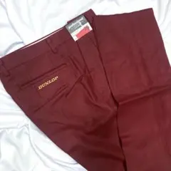 ★新品未使用品★ダンロッププロフェッショナルスラックスゴルフパンツ　ワインレッド
