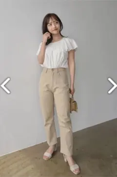 ★COHINA★COHINA DENIM カラースリムストレートregular丈