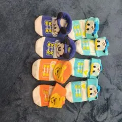 ディズニーベビー靴下 4足セット ミッキー プーさんドナルド２足追加（ミッキー）