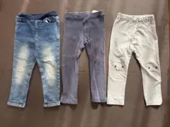 レギンス3枚 100サイズ