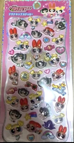 パワーパフガールズプチドロップステッカー