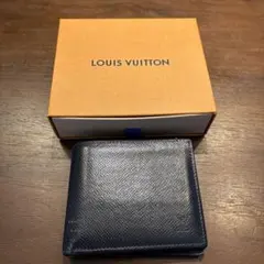 LOUIS VUITTON ネイビー 三つ折り財布
