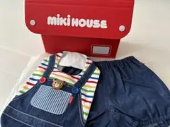 【新品・未使用】ミキハウス　スタイ・ブルマセット　箱付き